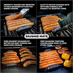 BBQ Sausage Mate - Set of Two - Info graphic