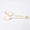 Bamboo Salad Servers in Oat
