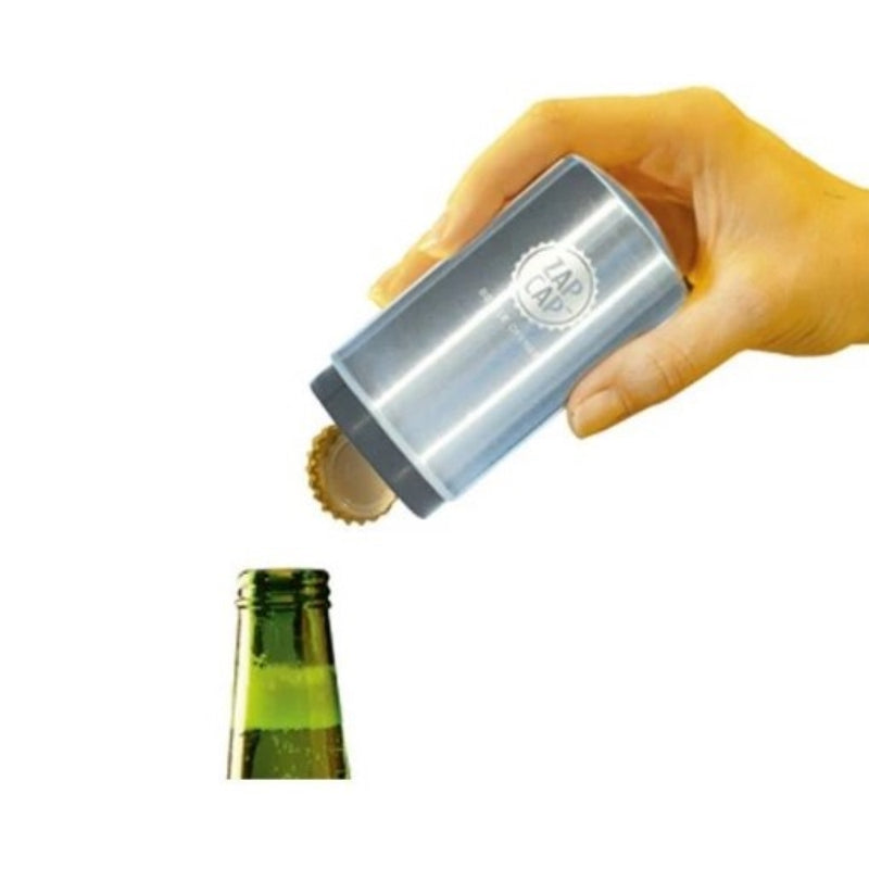 Push Down - Bottle Opener - With Magnetic cap catcher