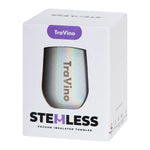 TraVino - Stemless Insulated Wine Tumbler - White Sparkles