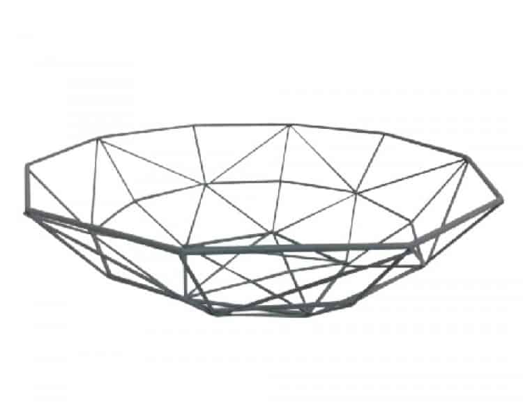 Metal Basket - Grey