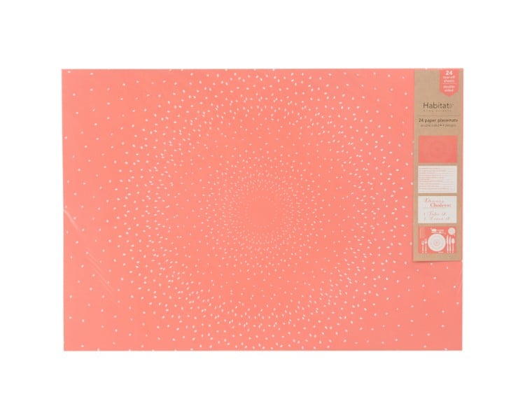 Alfresco Tear Pad 24 Piece Placemats Watermelon