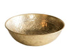 Angelique Metal Ware Serving Bowl - Large Gold