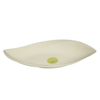 Bamboo platter in leaf shape - Colour Oat