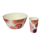 Bamboo Cup and Bamboo Salad bowl - Garland