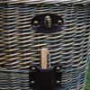 Wicker double bottle wine cooler - Grey