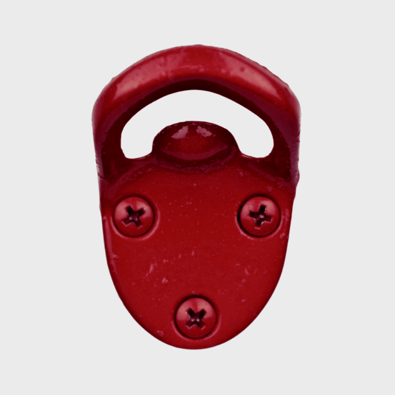 Classic Wall Mounted Bottle Opener - Red