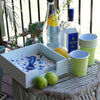 Napkin Holder with Bottle Opener -  Sunny Lime