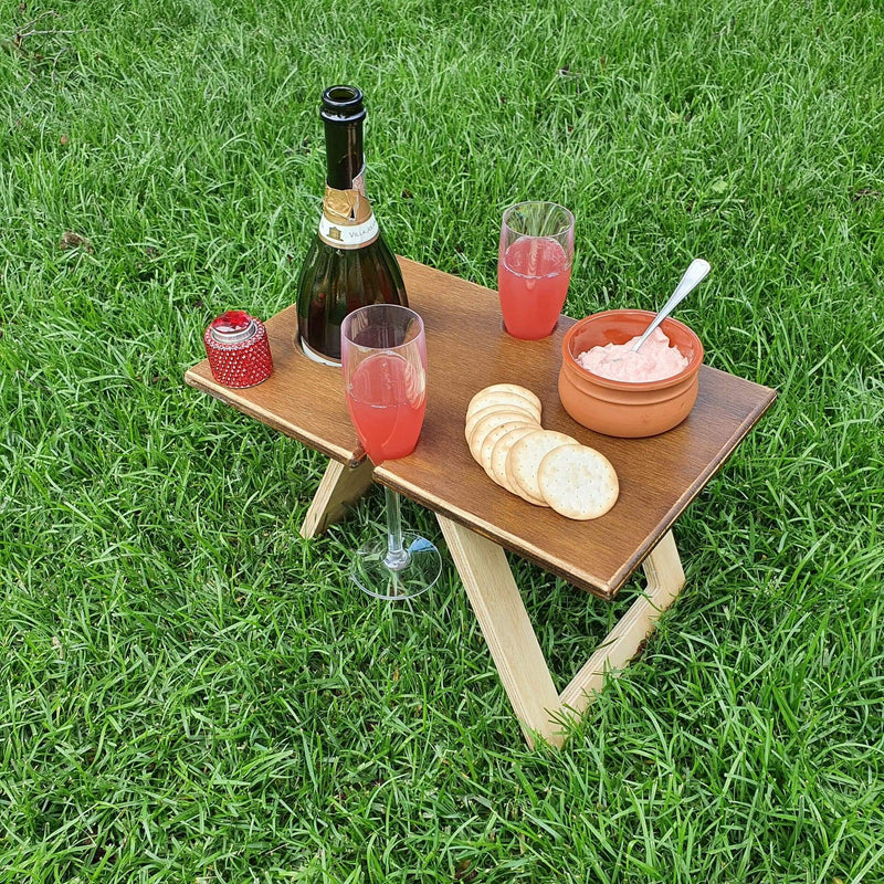 Portable Folding Picnic Table - Petite Chocolate