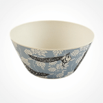 Bamboo salad bowl - Omkara - peacock design