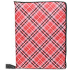 Red Tartan Picnic Rug, Stadium Cushion