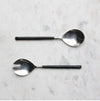 Salad Servers - Black Handle