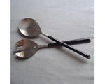 Salad Servers - Black Handle