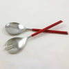 Salad Servers - Red Handle