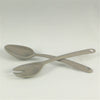 Bamboo Salad servers - stone