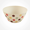 Bamboo salad bowl - Spotty design