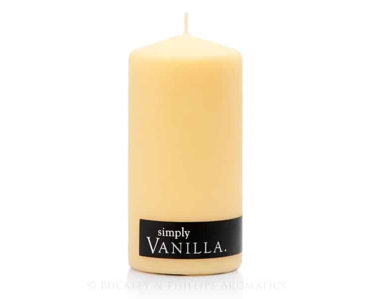 Simply pillar candle vanillla