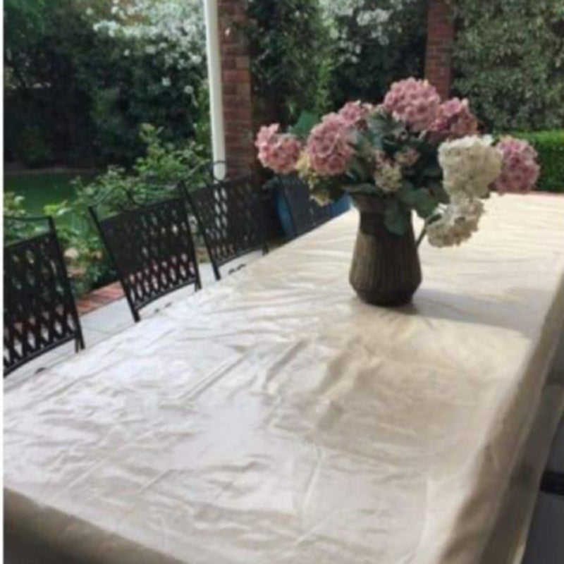 Laminated Tablecloth - Linen