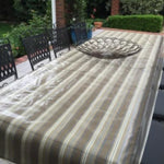 Laminated Tablecloth - French Stripe