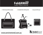 Enviro Bags - Stripe Foldaway Traveller