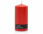 Simply pillar candle amber