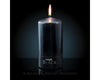 Simply pillar candle black standard