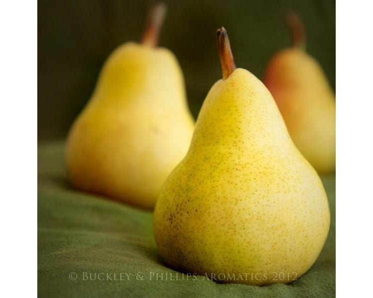 Simply pillar candle pear