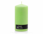 Simply pillar candle pear