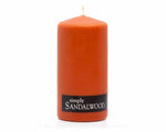 Simply pillar candle sandalwood