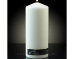 Simply pillar candle white xlarge