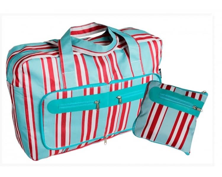 Enviro Bags - Stripe Foldaway Traveller